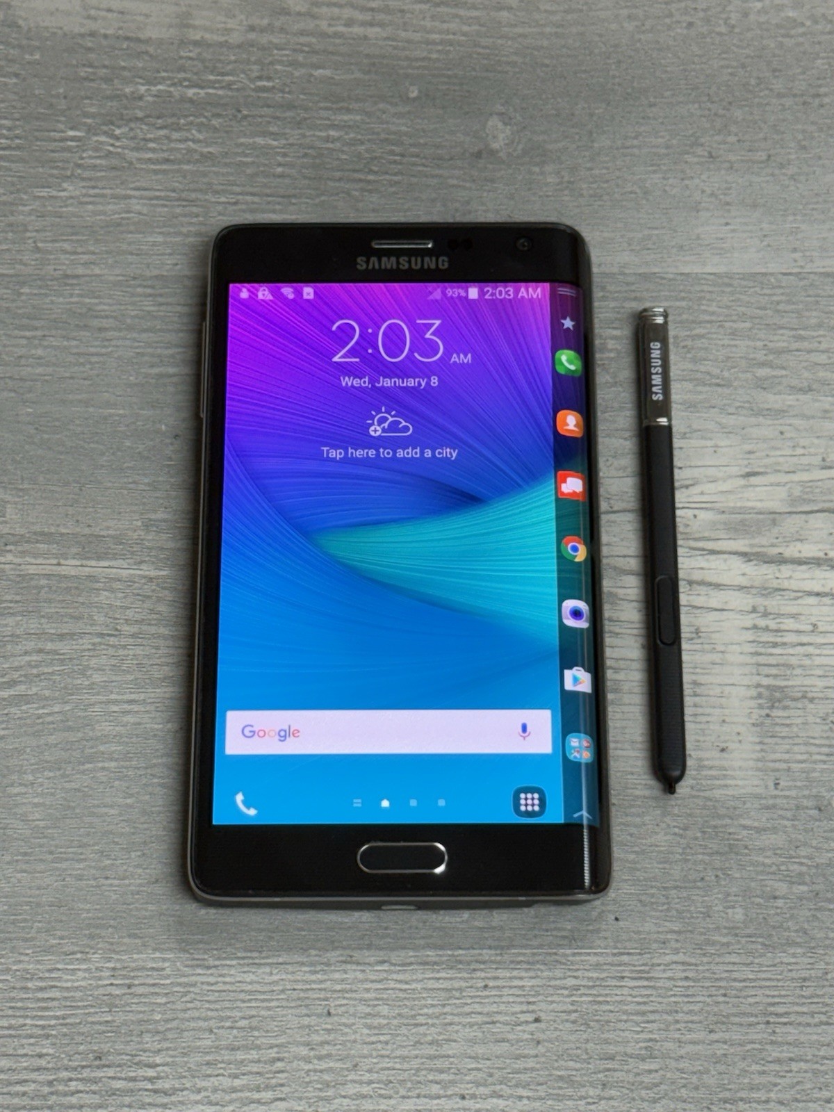 Samsung Galaxy Note Edge – Black – 32GB – Unlocked Verizon T-Mobile Smartphone