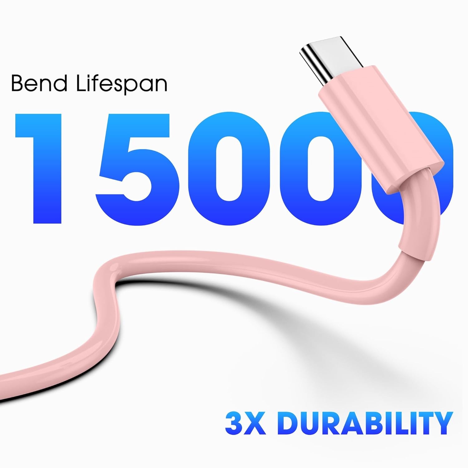 Apple USB C to USB C Charging Cable 3Pack 6ft, USBC Fast Charger Cord, 60W Type-