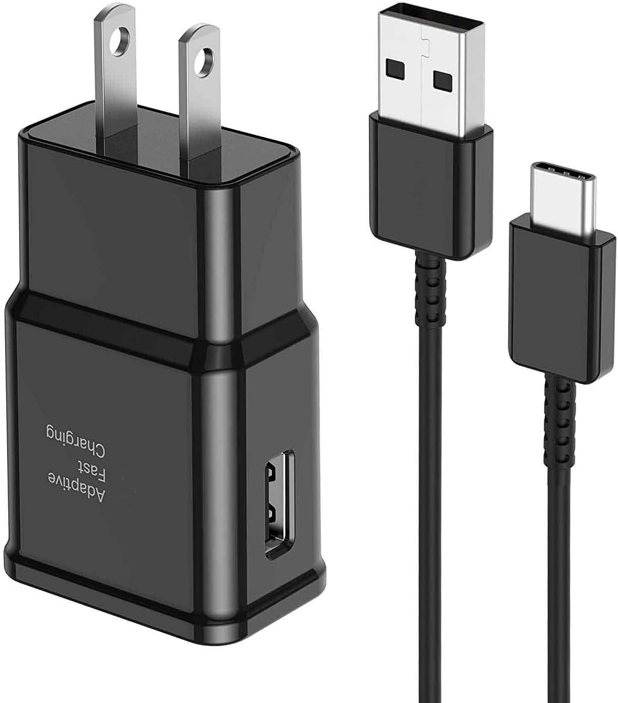 USB-C Fast Charger Adapter for Samsung Galaxy S10/S9 6.6ft Cord