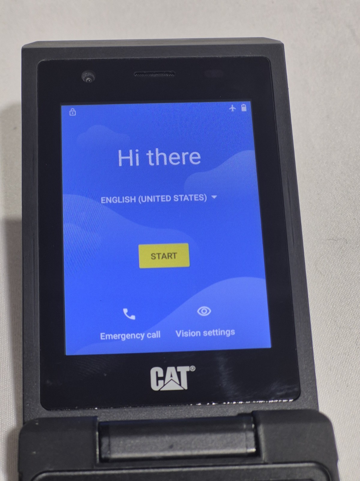 CAT S22 Rugged Flip Phone Passcode Locked T-Mobile 16GB Smart Cell Phone