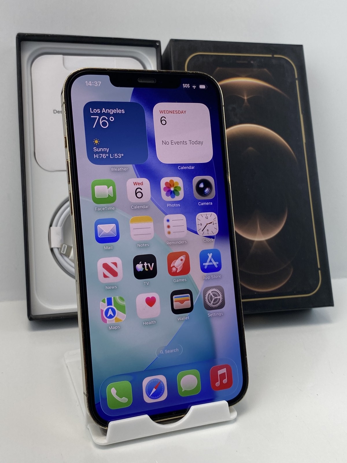 Apple iPhone 12 Pro Max A2342 128GB Gold 96% battery health Factory Unlocked