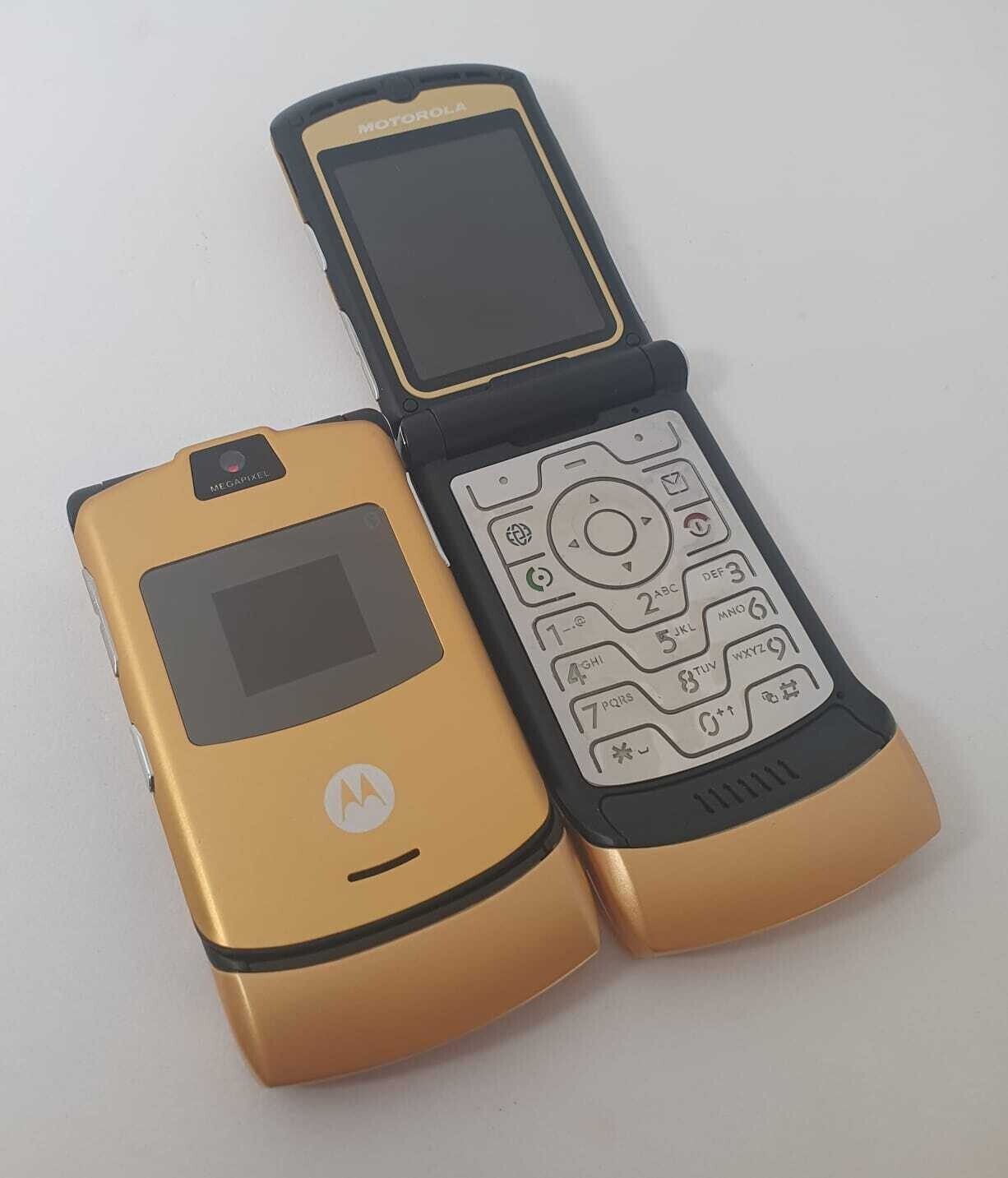 Motorola RAZR V3 V3i Retro Flip Phone – All Colours Unlocked – Pristine GRADE A+