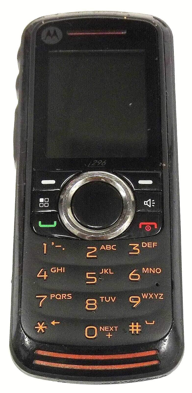 Motorola i series i296 – Black and Red ( Boost Mobile ) Very Rare PTT iDEN Phone