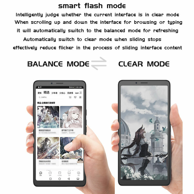 5G Hisense A7 CC Color E Ink Screen Android 10 Cell Phone eBook Reader Mobile