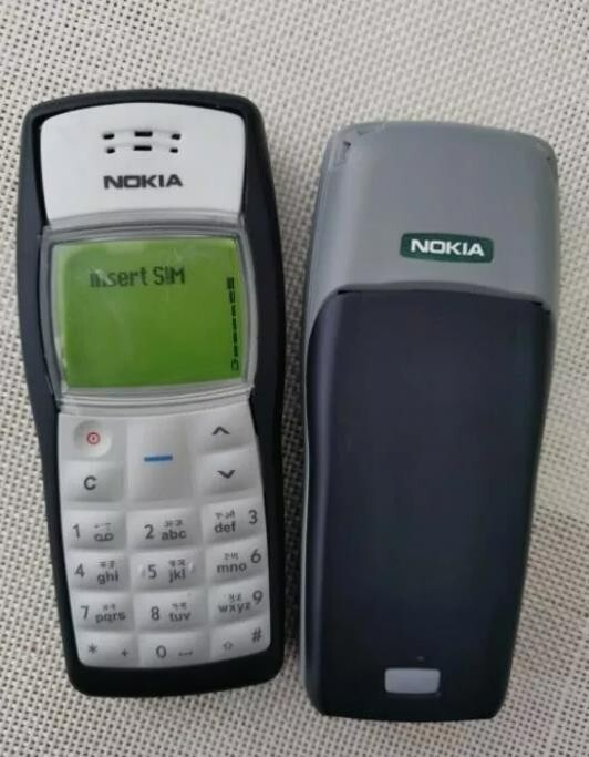 Nokia 1100 Mobile Phone Unlocked GSM900/1800MHz cheap cellphone +1 Year WARRANTY