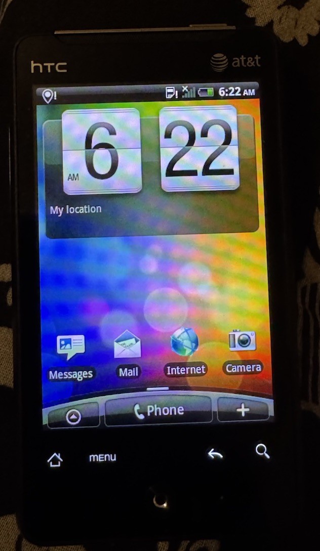 HTC Aria Liberty 2GB Cell Phone Black (ATT) Very Good Used Fast Ship