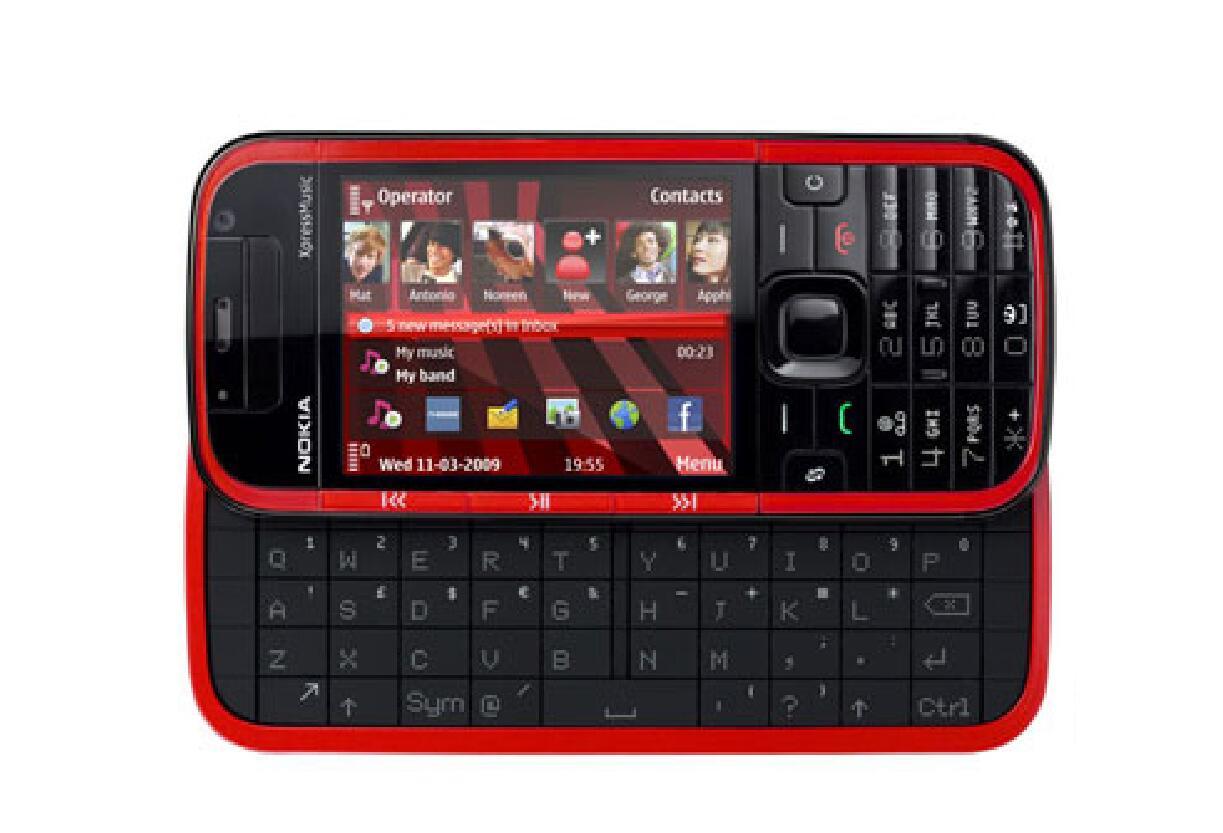 Nokia 5730 XpressMusic 5730XM 3G Wi-Fi Bluetooth GPS 2.4″ Slider QWERTY Phone