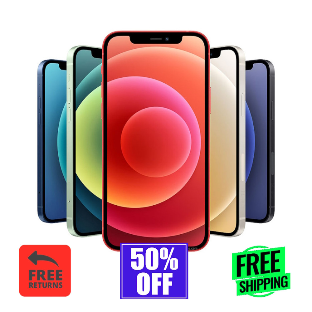 Apple iPhone 12 CDMA/GSM Unlocked Verizon 128/64GB WIFI 5G SmartPhone