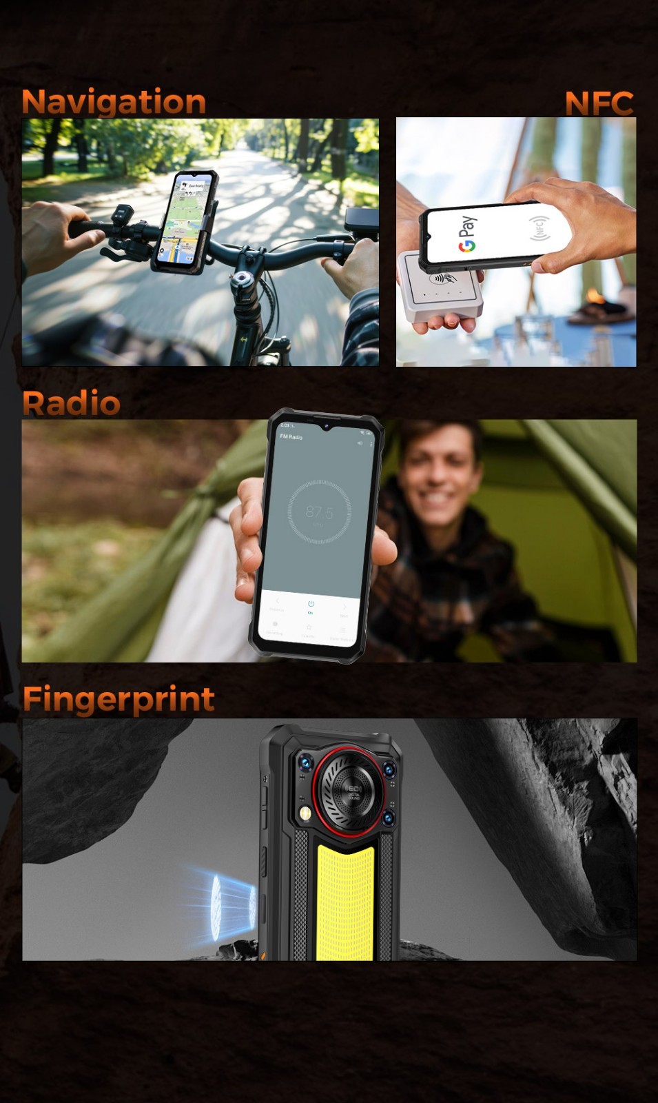 Oukitel WP53 PRO Rugged Smartphone 24GB+256GB Android 15 50MP 11000mAh 6.52″ NFC