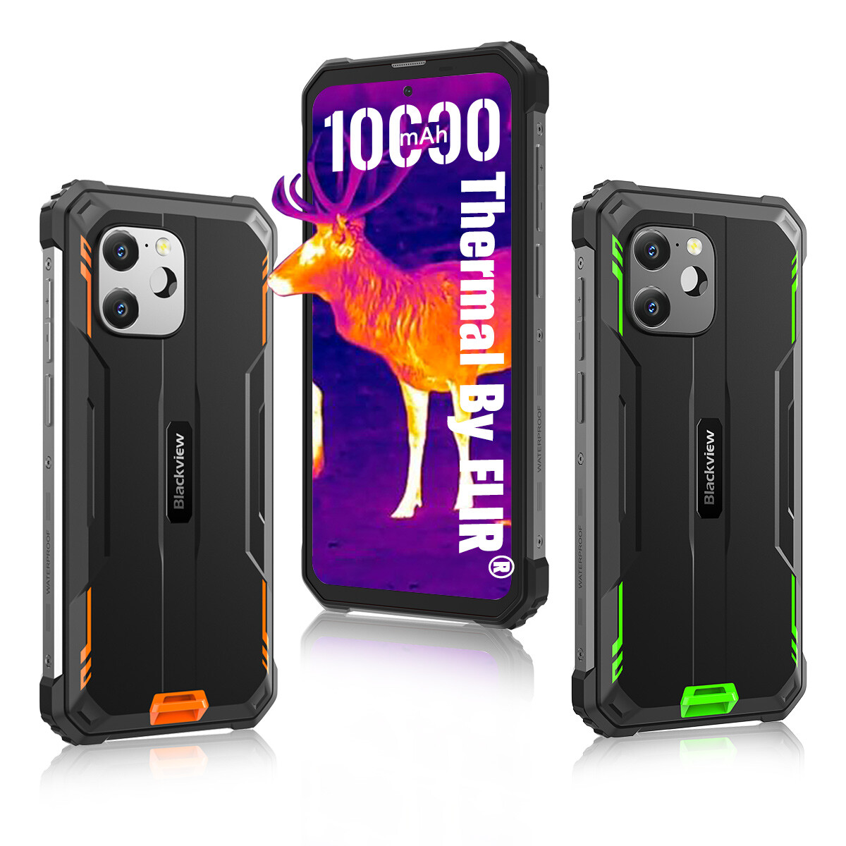 Blackview BV8900 Thermal Imaging Rugged Smartphone Android 13 16GB+256GB 33W NFC
