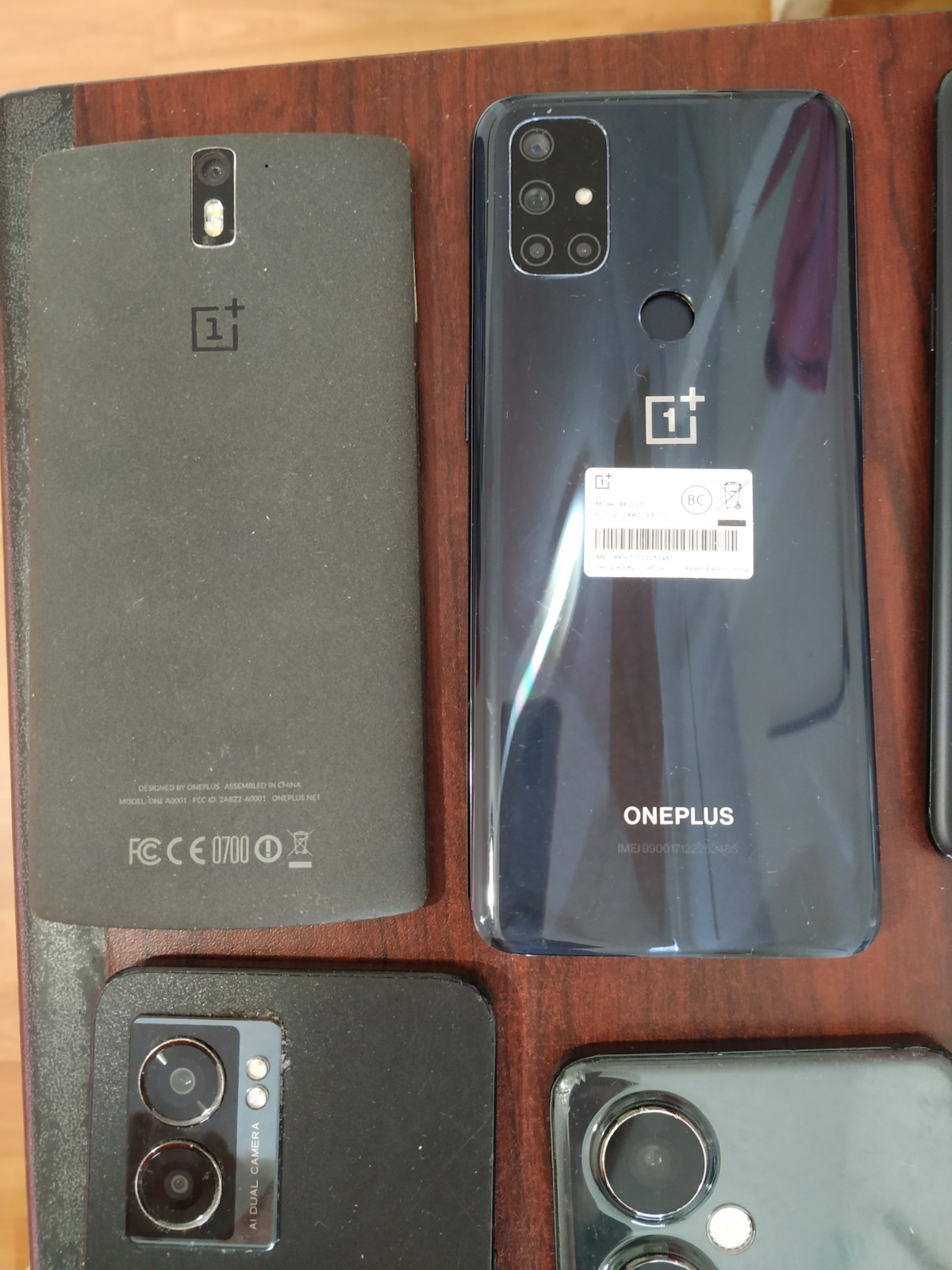 Lot of 5 OnePlus Nord N300 5G CPH2389 /N30 CPH2515/N10 5G/One A0001/other