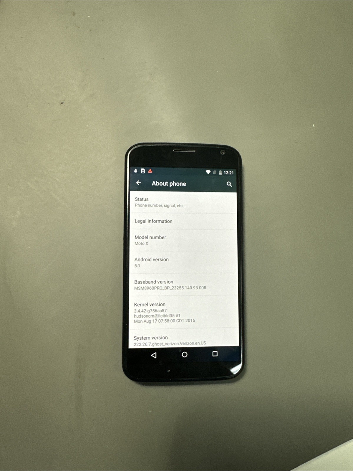 Motorola Moto X 2nd Generation – 16 GB – Black (Unlocked)