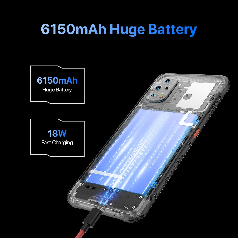 UMIDIGI BISON 2 128GB/256GB 6.5″ 48MP Octa Core NFC 6150mAh Rugged Smartphone
