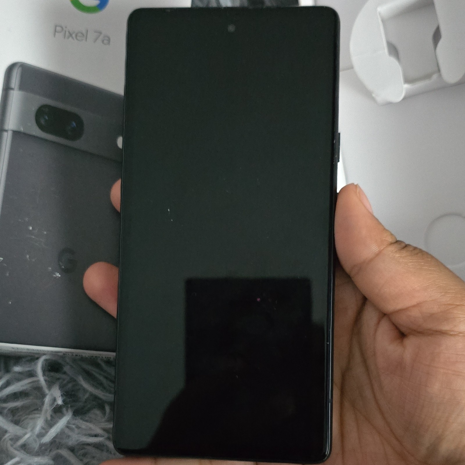 Google Pixel 7a 128GB Black Android Smartphone 64MP Camera w/ Box