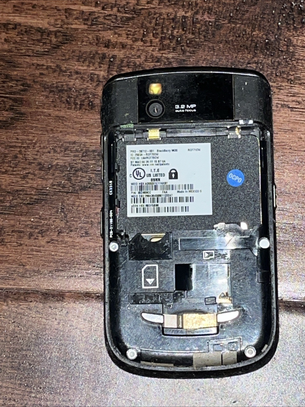BlackBerry Tour 9630 – 256 MB – Black (Verizon Locked) NO BATTERY