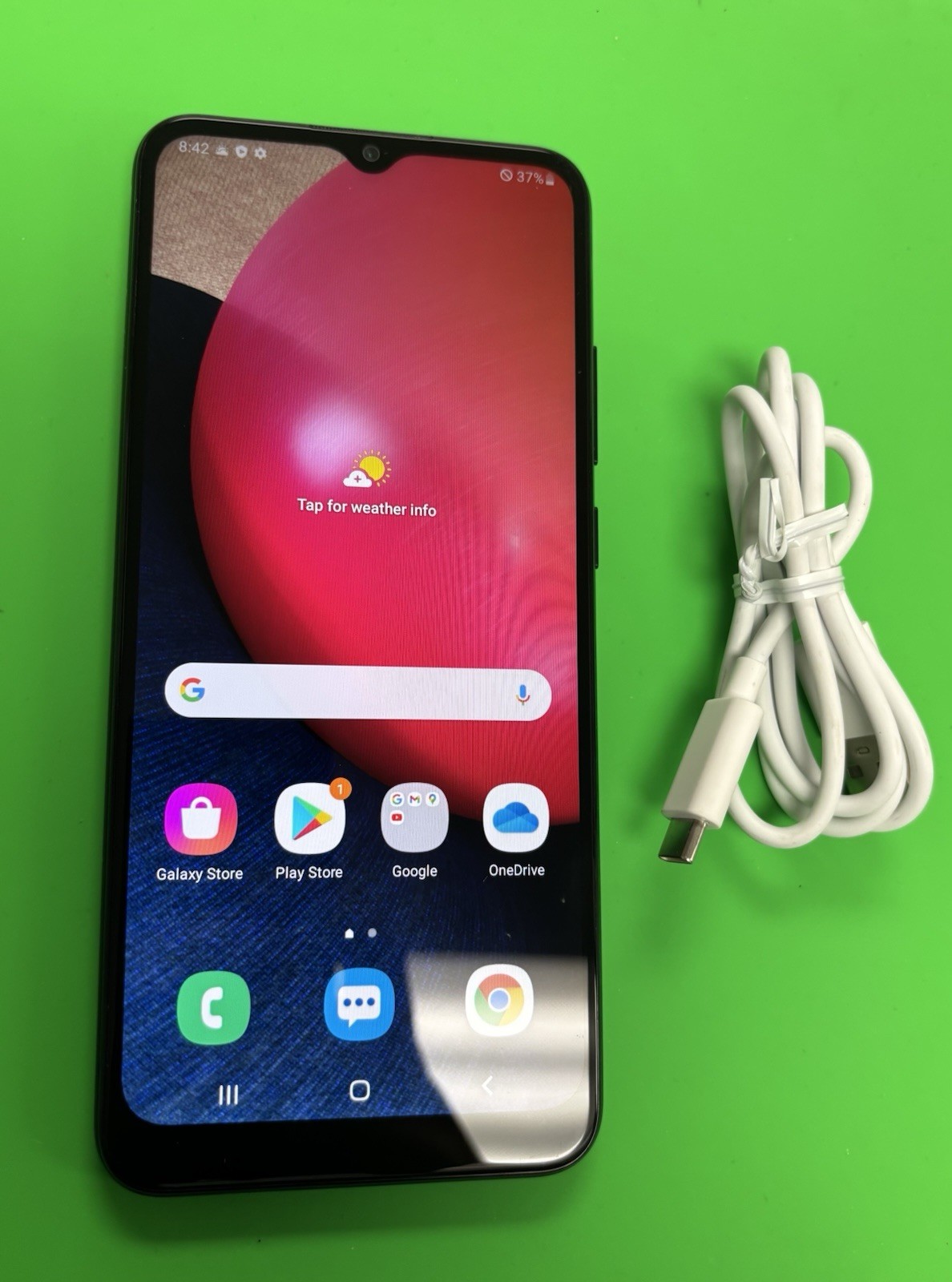 Samsung Galaxy A02S 32GB Black (US CELLULAR) FREE BUNDLE & SHIPPING