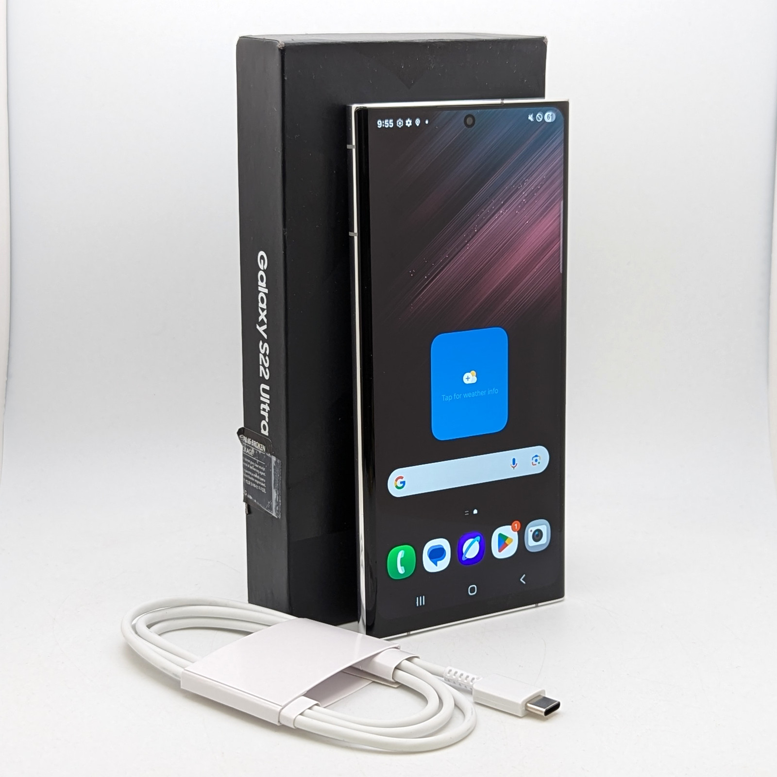 Samsung Galaxy S22 Ultra S908U 512GB | Phantom White | UNLOCKED