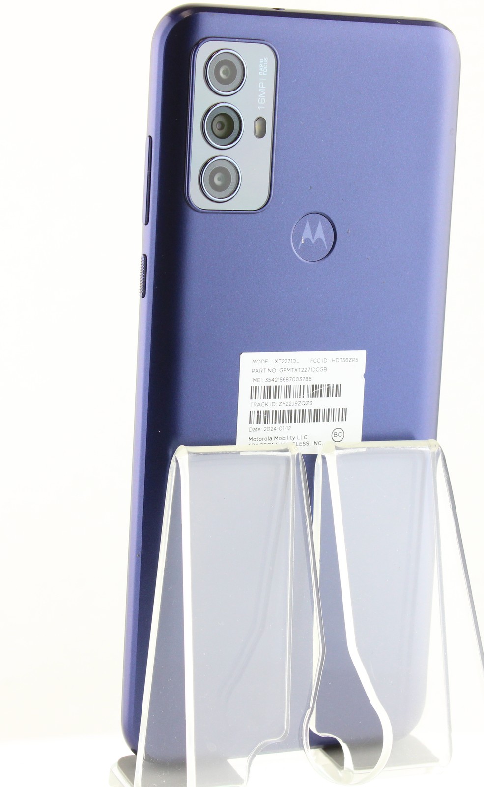 Motorola Moto G Play XT2271DL Tracfone 32GB Blue Excellent Shape