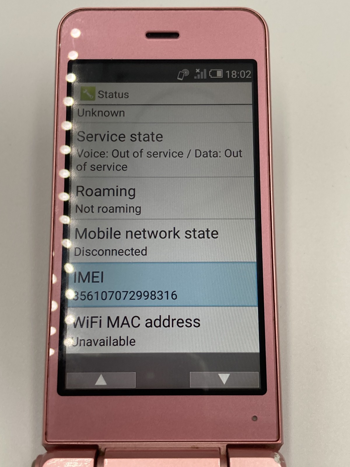 Docomo SHARP SH-01J Aquos KEITAI 2 ANDROID FLIP PHONE PINK Unlocked Used