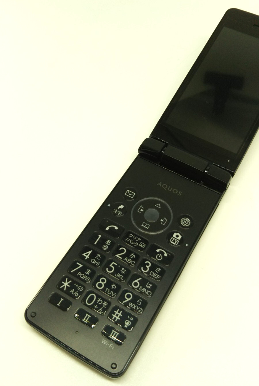 SHARP AQUOS Keitai 3 flip phone 805SH Softbank Unlocked Black SIM Free JP New