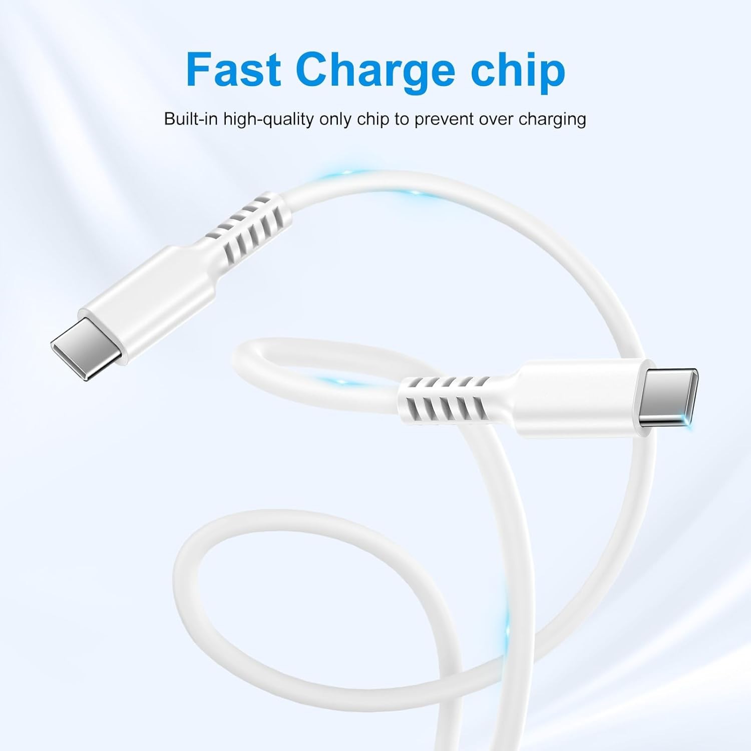 2 Pack 25W USB-C Fast Charger Adapter for Galaxy S23 S22