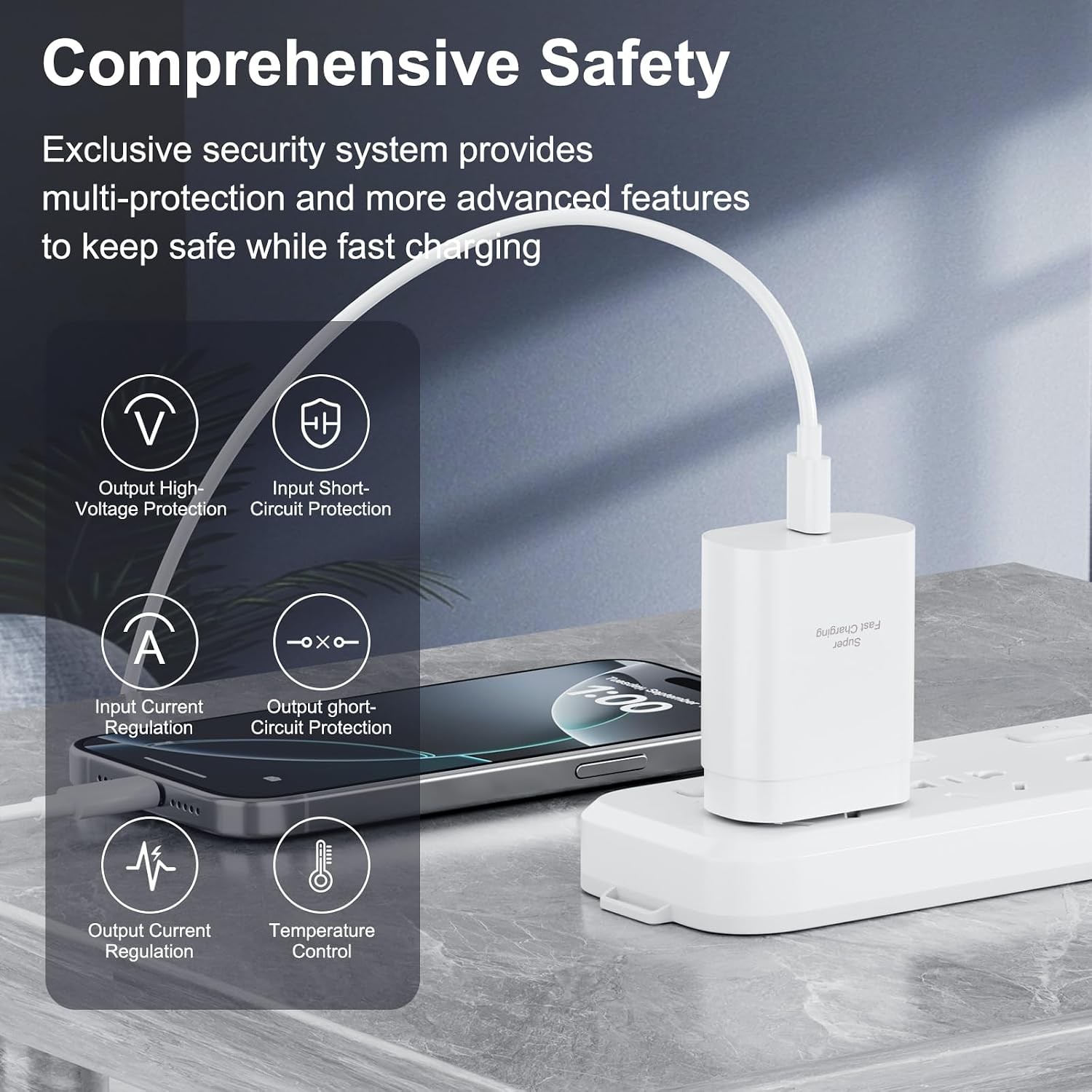 2 Pack 25W USB-C Super Fast Charger Adapter for Samsung Galaxy S26/S25