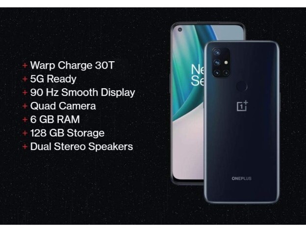 OnePlus Nord N10 5G – 128GB – Midnight Ice (Unlocked) New. Opened To Unlock.