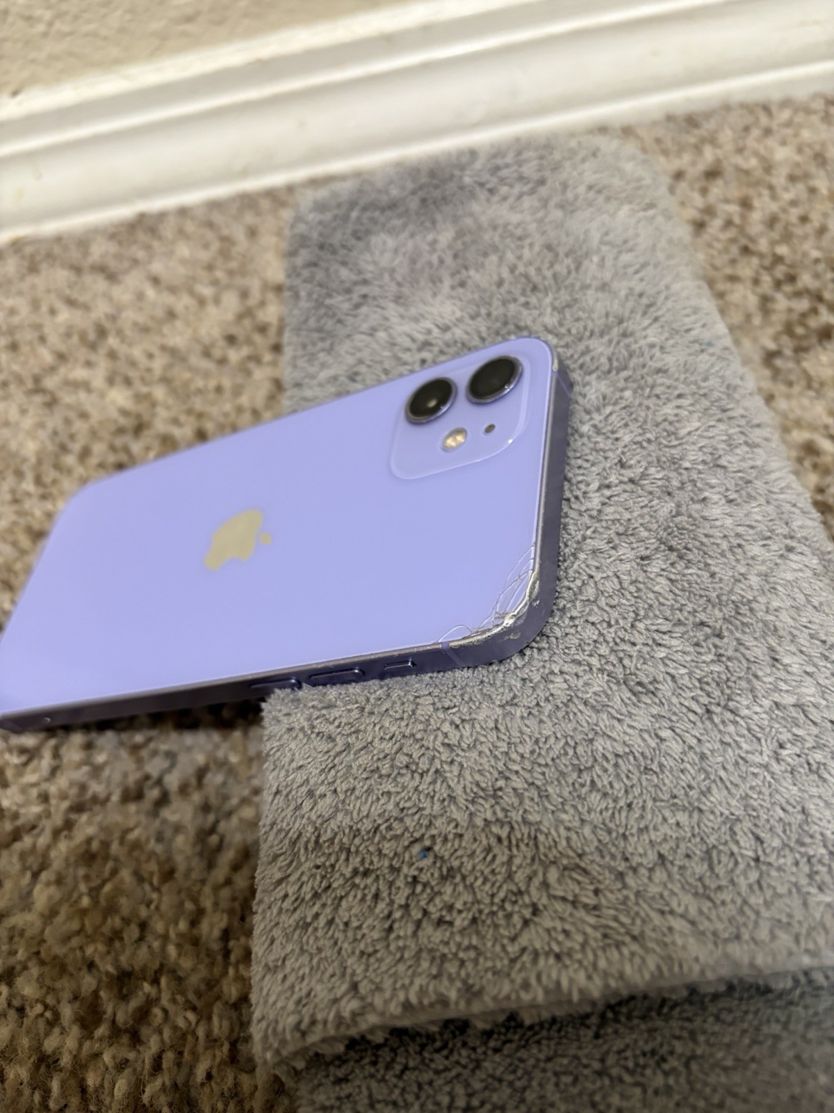 Apple iPhone 12 – 64GB – Purple (Read Description)