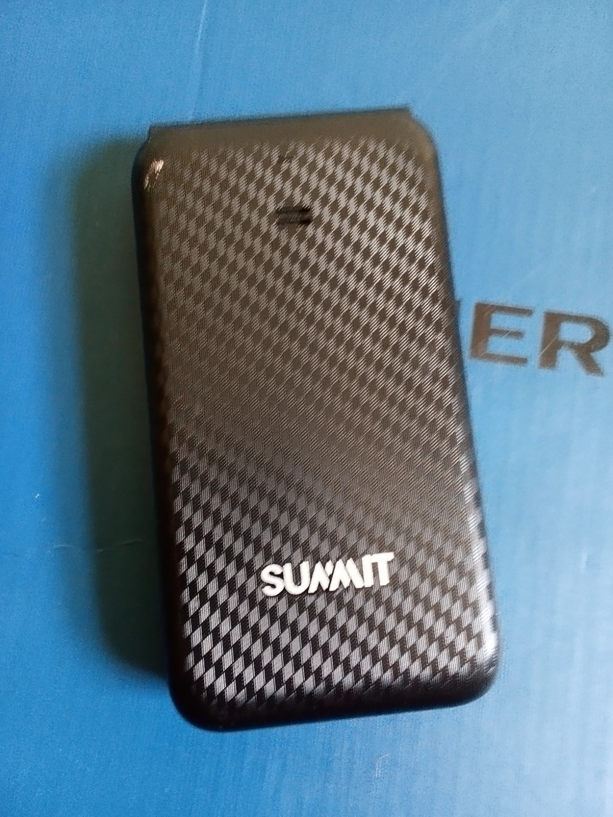 Summit SLD06D Flip Phone Boost Mobile 4G LTE Large Buttons Camera Black