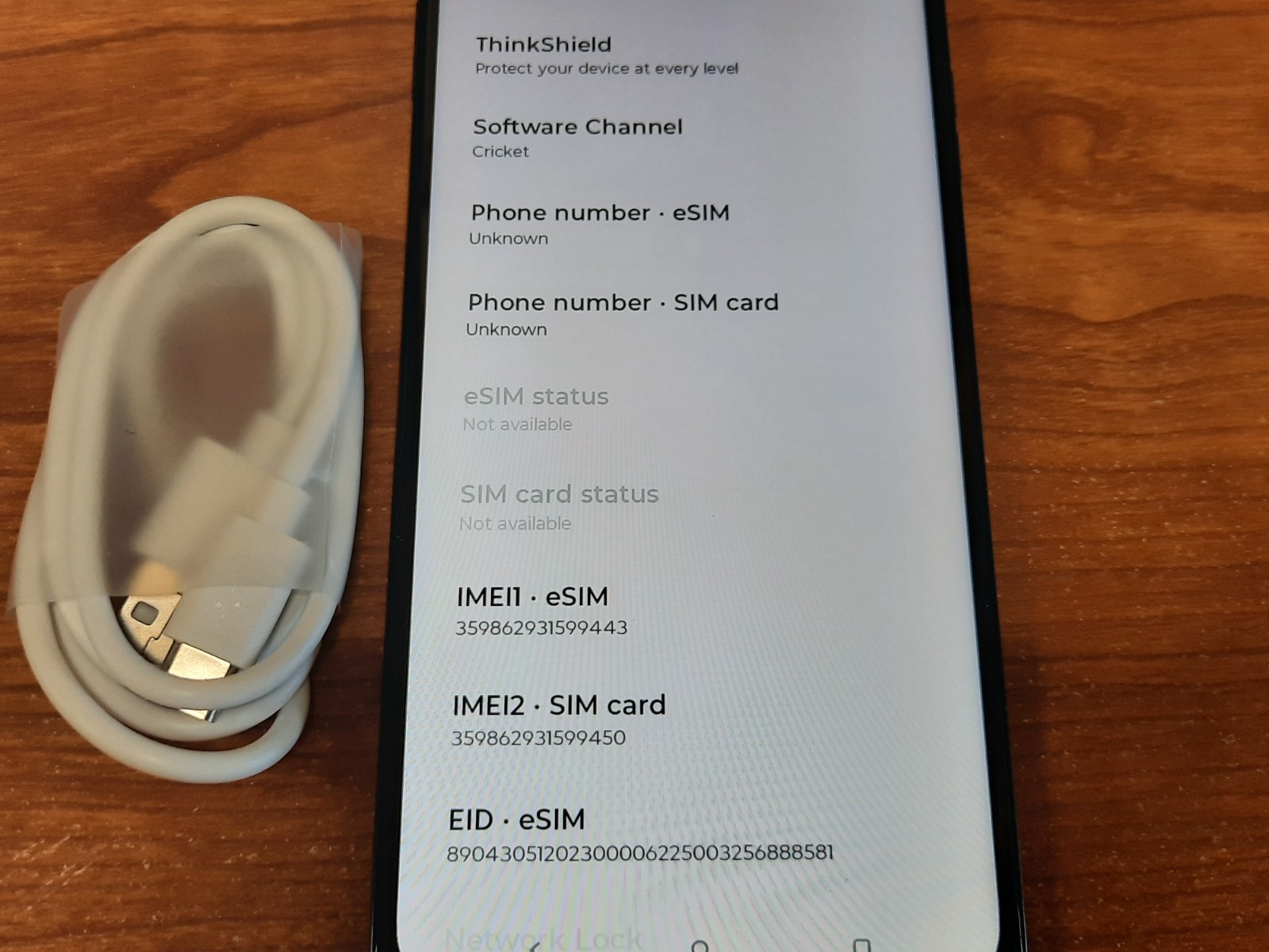 Motorola Moto G 2025 128GB Black XT2513-2 (Cricket) Android Phone Great