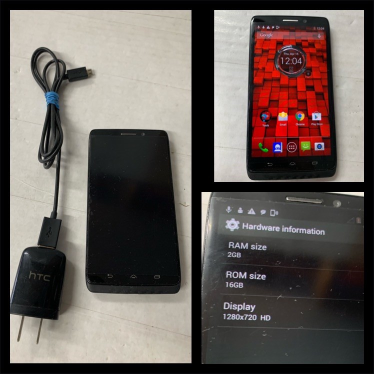 Motorola Droid MAXX – 16GB – Black (Verizon) Smartphone Verizon-Tested!!