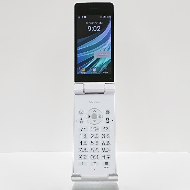 SHARP AQUOS Keitai 3 flip phone 805SH Softbank Unlocked White SIM Free Japan