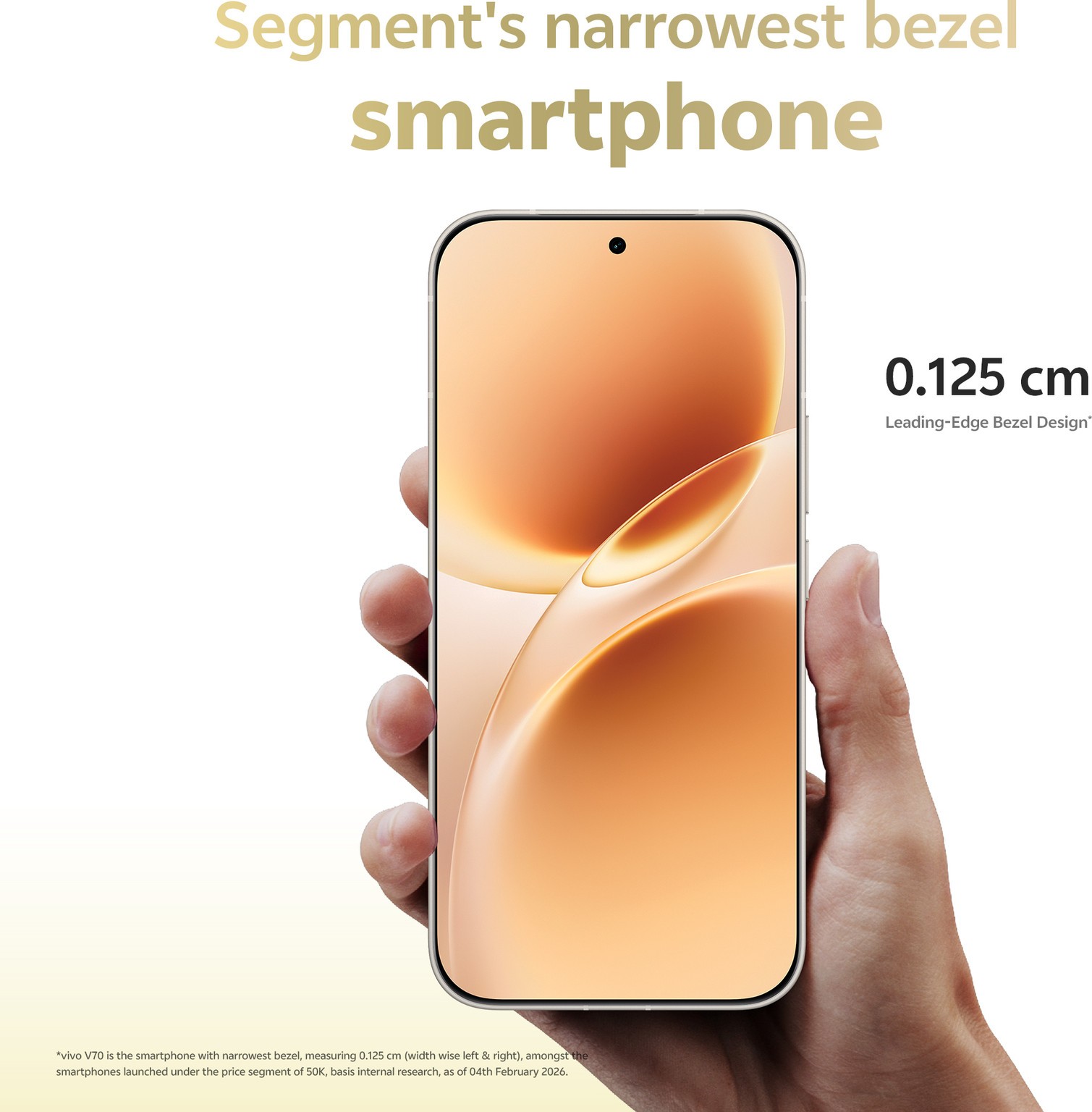 Vivo V70 5G (8GB+256GB Red ) Snapdragon® 7 Gen 4 Processor Global Version.