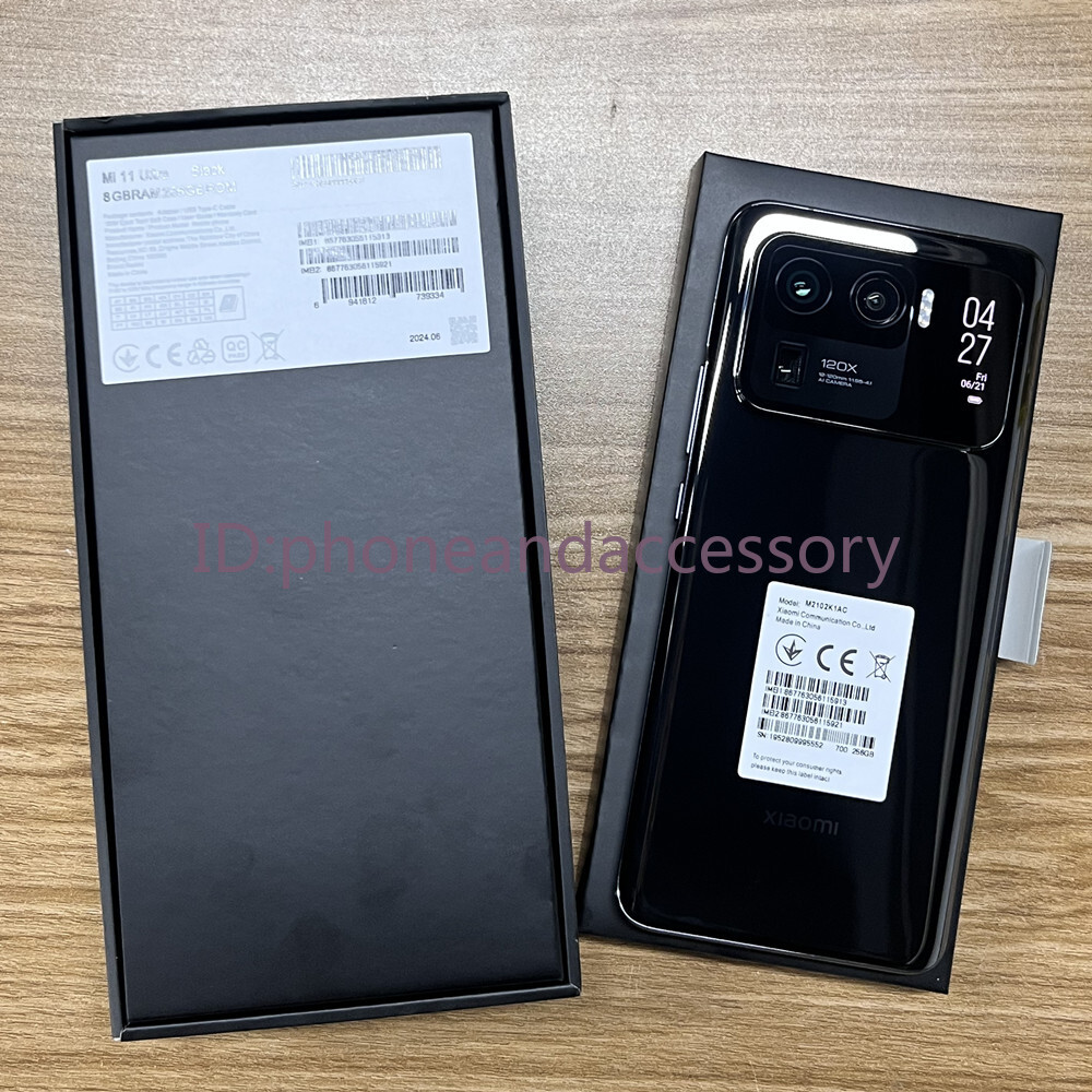 Unlocked Xiaomi Mi 11 Ultra 5G 256/512GB Dual SIM 6.81″ 50MP 5000mAh M2102K1G