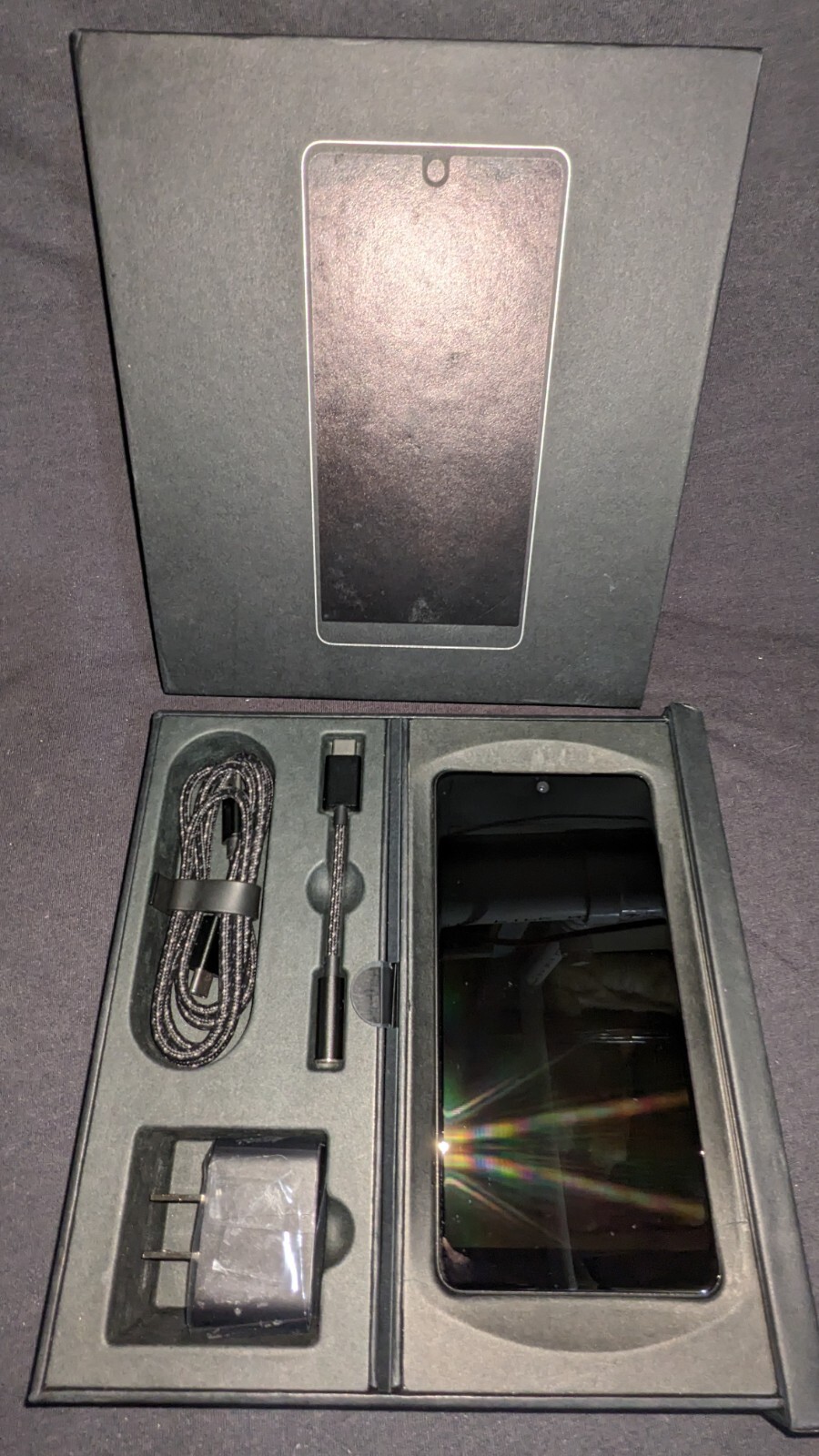 Essential PH-1 128GB Smartphone (Unlocked) Black Moon