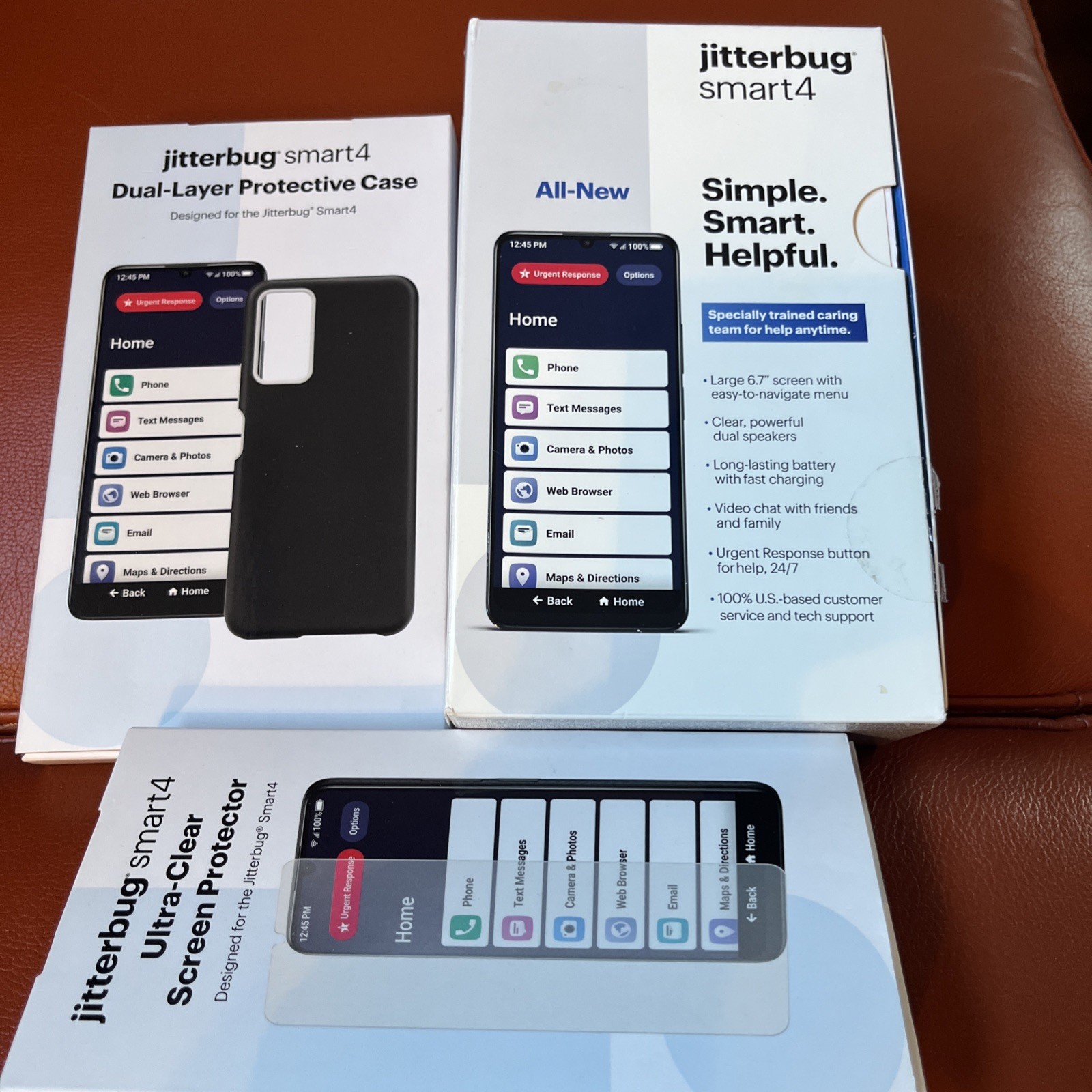 Lively Jitterbug Smart4 Bundle Smartphone for Seniors New Open Box