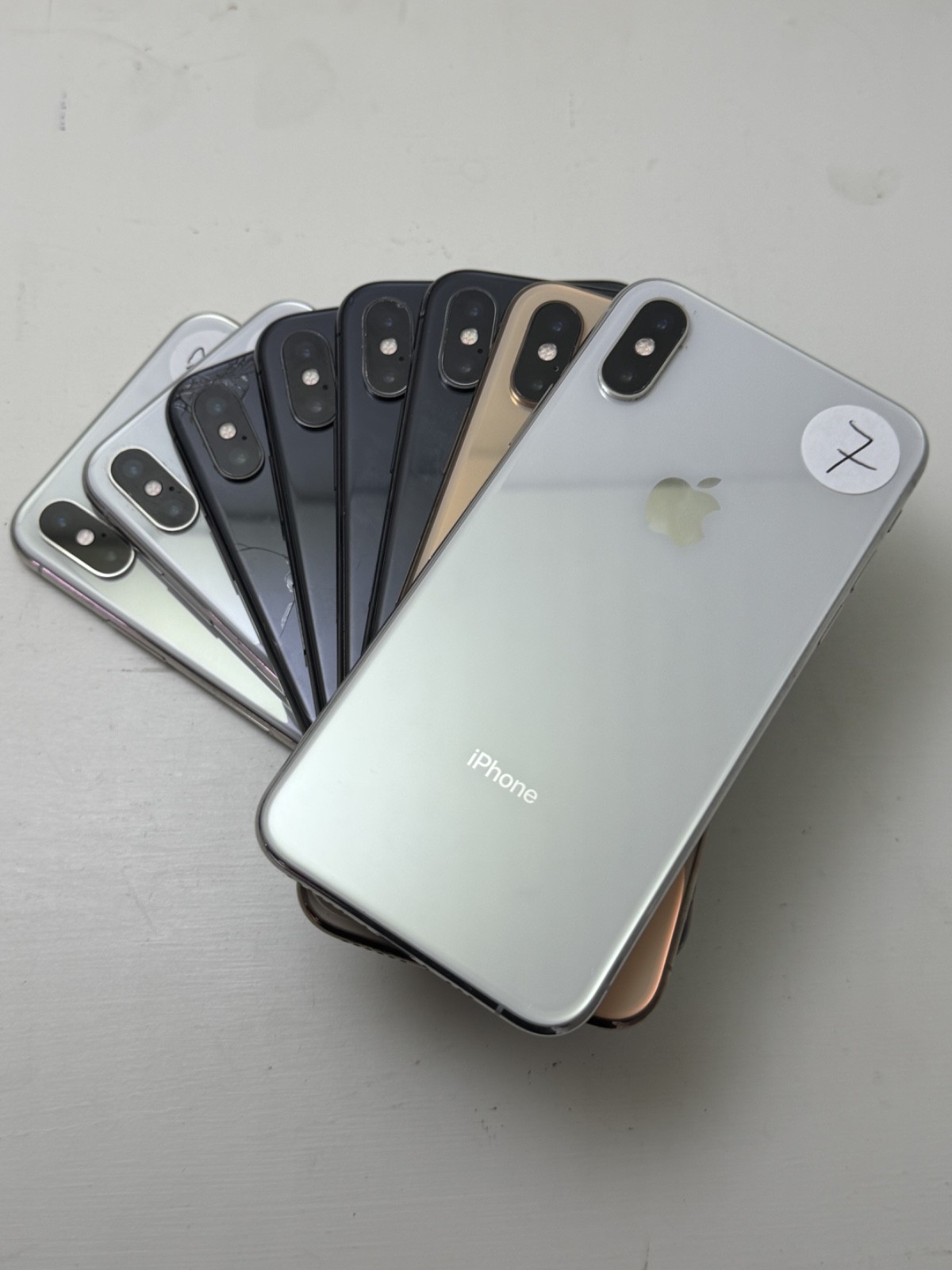 Lot of 8 – Apple iPhone X, XS, XS Max – (A1865, A1920, A1921) – For Parts READ!