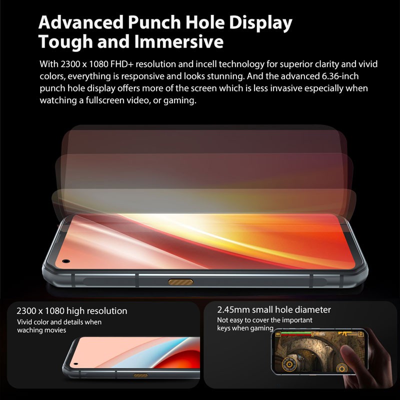 Global 5G Blackview BL6000 Pro Rugged Smartphone Android 13 Outdoors Octa Core
