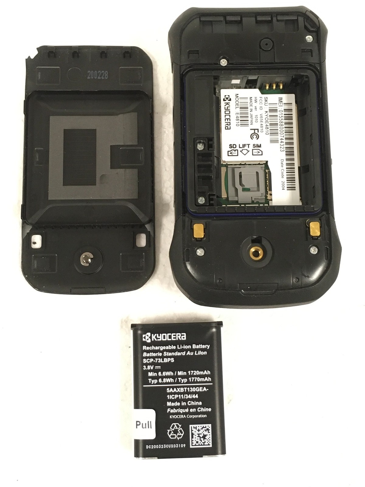 Kyocera DuraXV Extreme E4810 Rugged Flip Phone Verizon 16GB, WORKING FREE SHIP