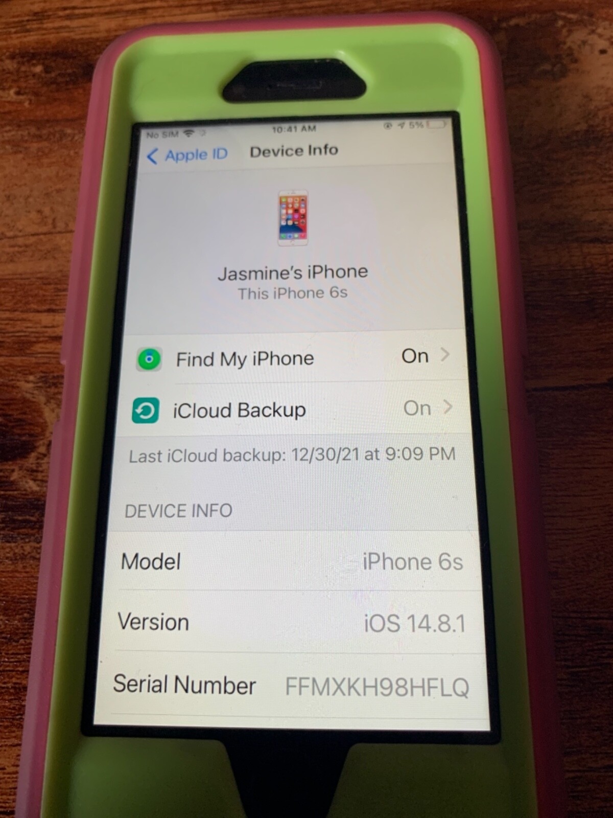 Apple iPhone 6s – 32GB – Rose Gold (Metro) A1688 (CDMA + GSM)