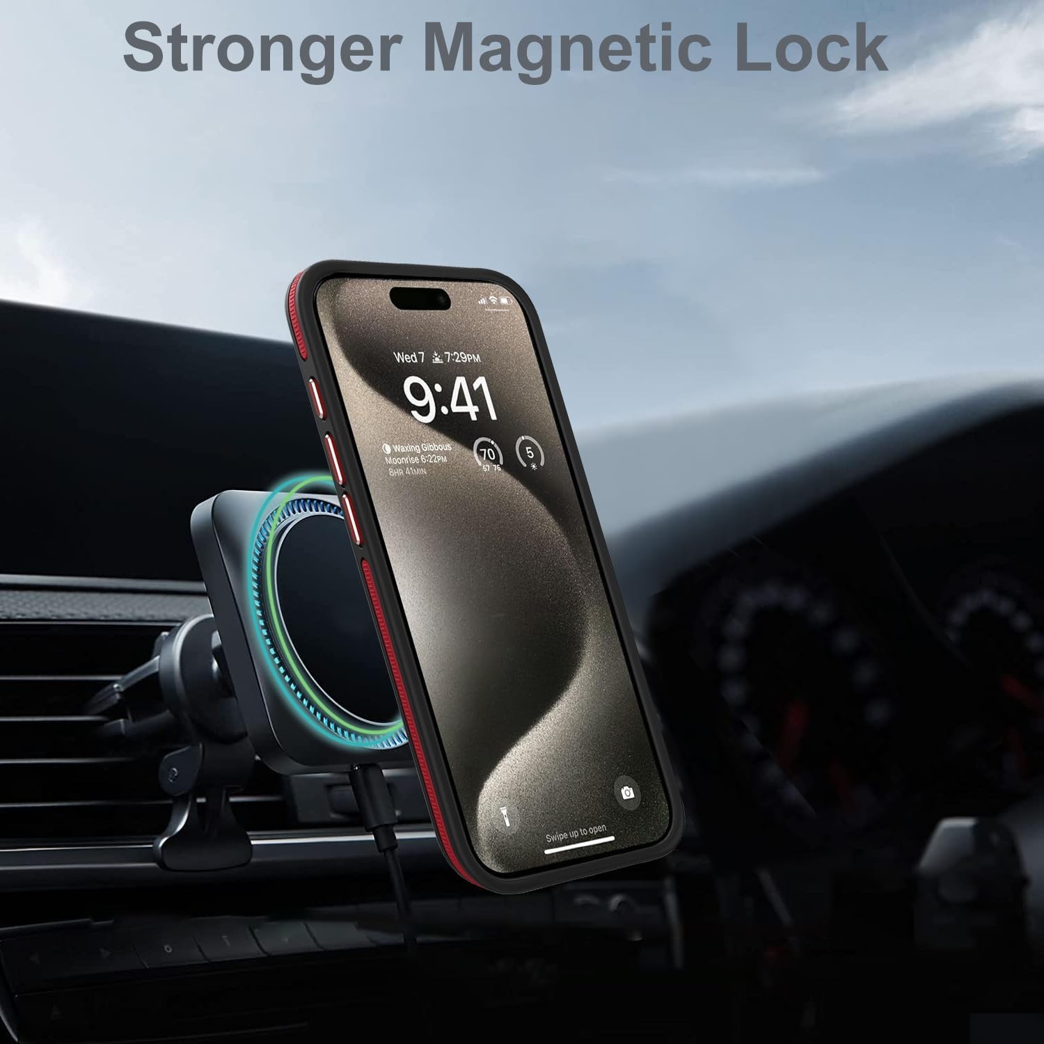 iPhone 14 Pro Max Case Translucent Matte Back Slim Magnetic Case for iPhone 14 P