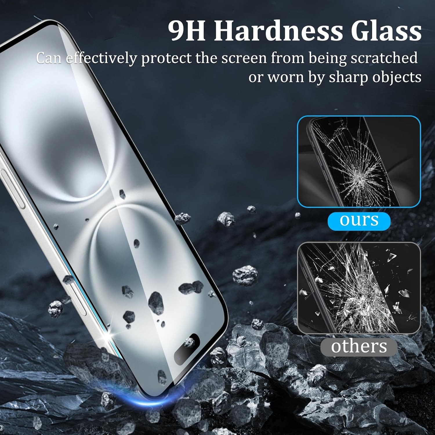 2PCS Screen Protector for iPhone 17 Tempered Glass Anti Scratch Bubble Free Case