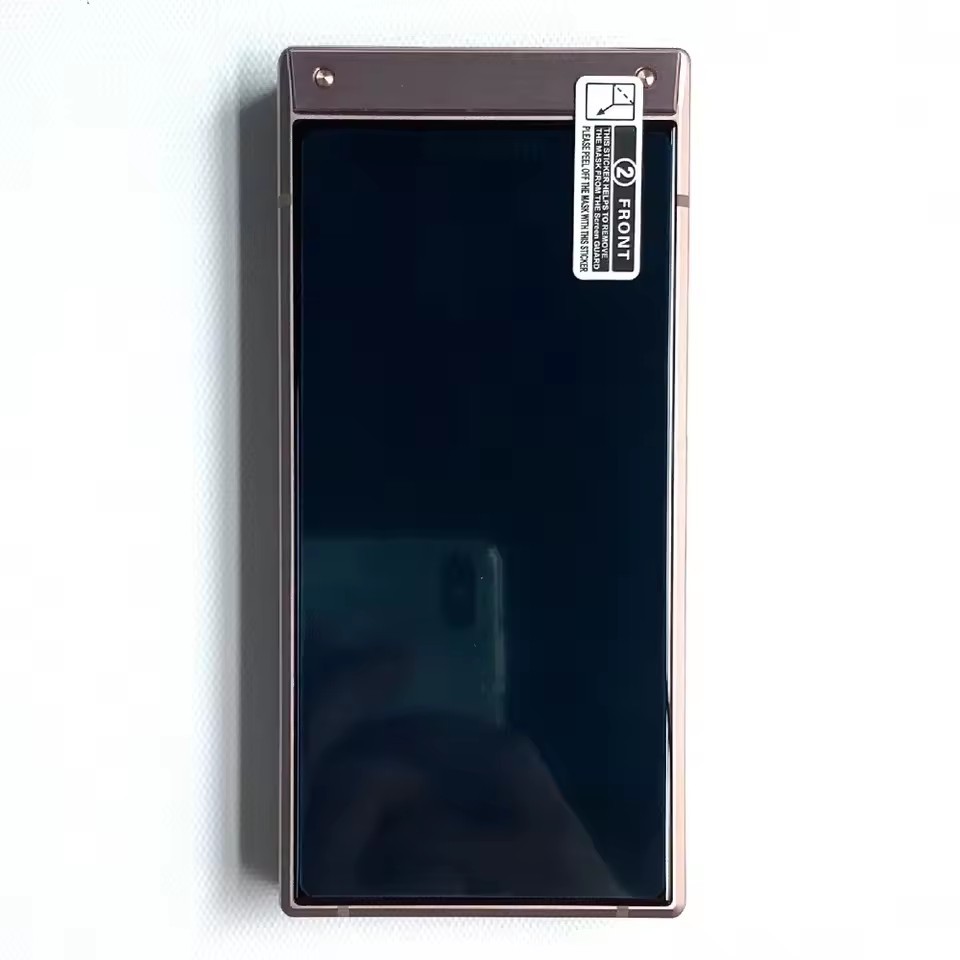 Fold Style Smartphone Black Silver Dual Camera Touchscreen