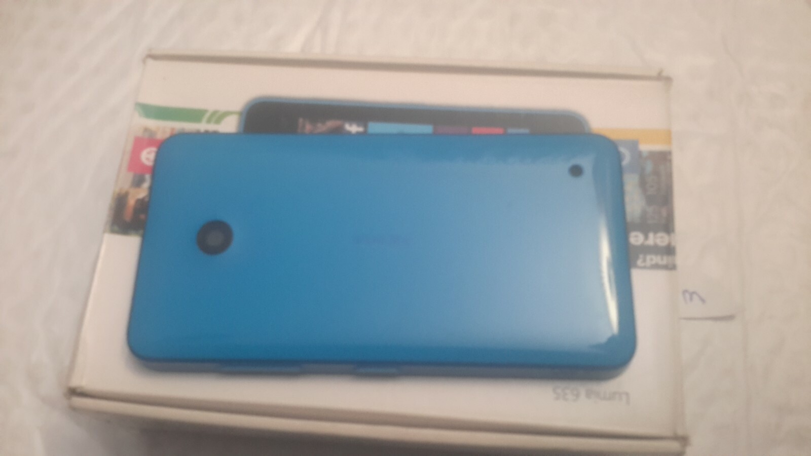 SPRINT NOKIA LUMIA 635 BLUE WINDOWS SMART CELL phone pro owed nice condition.