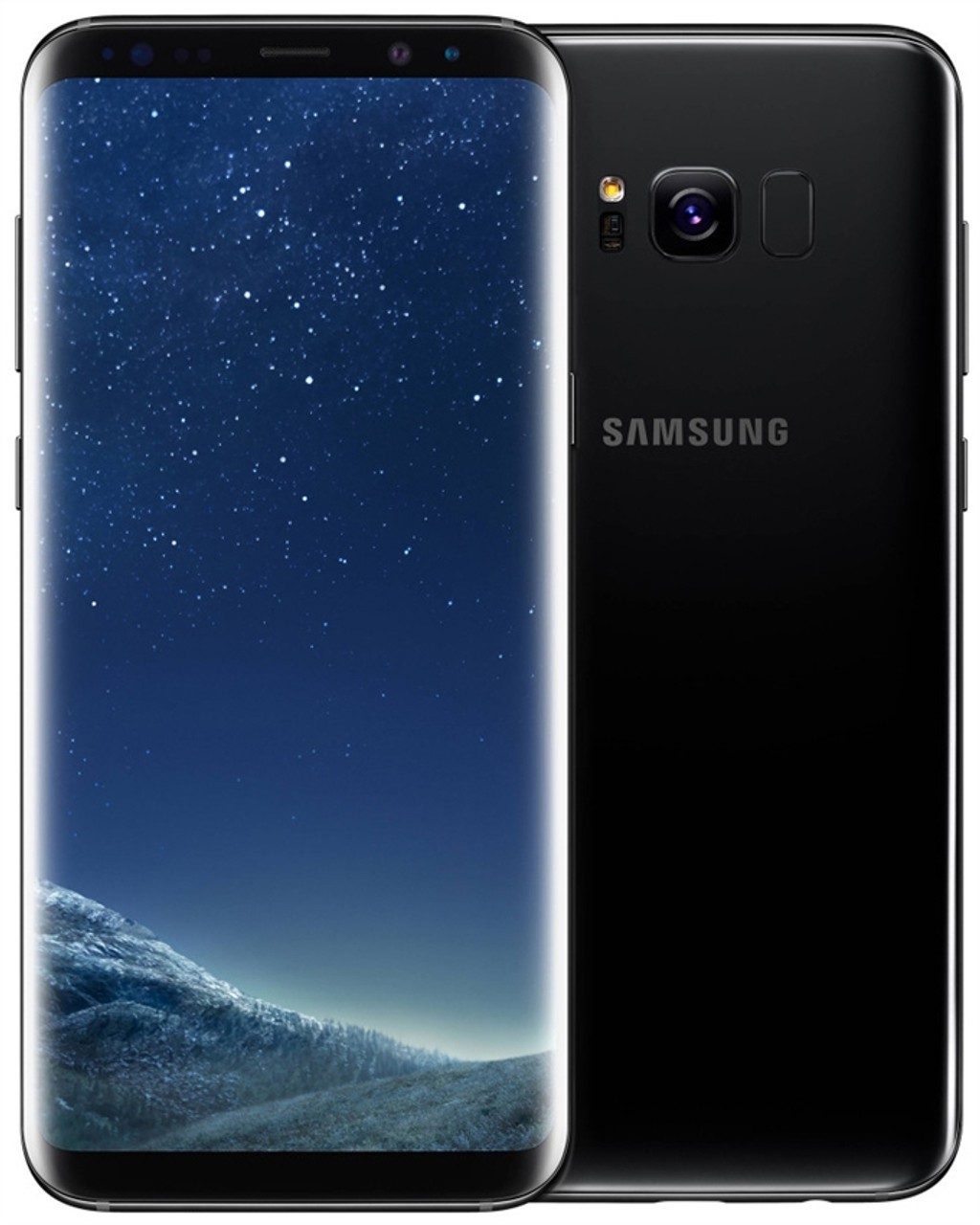 Samsung Galaxy S8+ SM-G955U Verizon Unlocked 64GB Midnight Black A Heavy Burn