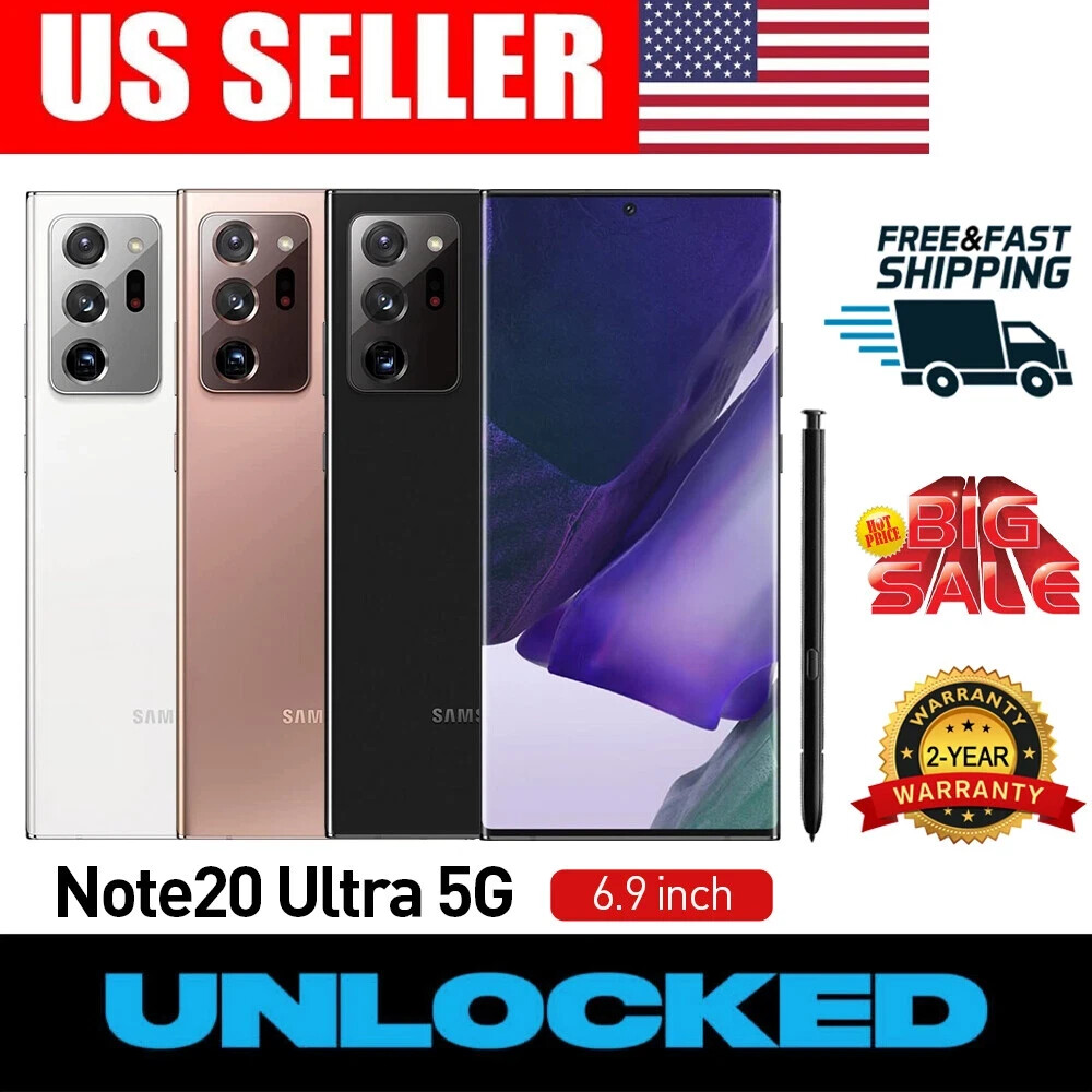 🔥NEW SEALED SAMSUNG GALAXY NOTE 20 ULTRA 5G 512/128GB SM-N986U FACTORY UNLOCKED