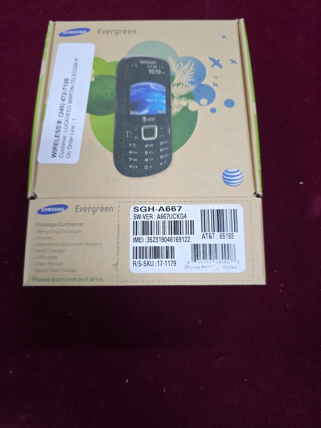 Samsung Evergreen Phone
