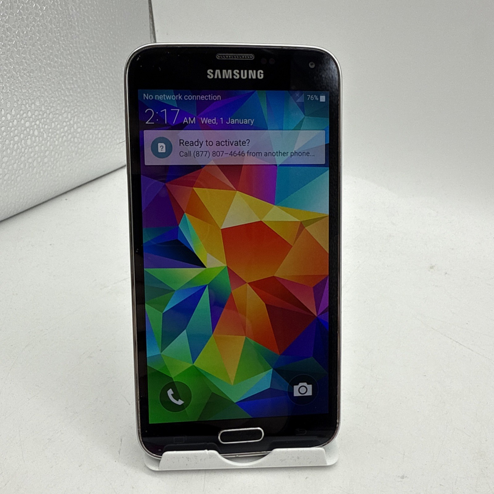 Samsung Galaxy S5 (SM-G900V) 16GB (Verizon Unlocked) Smartphone – (B7:7)
