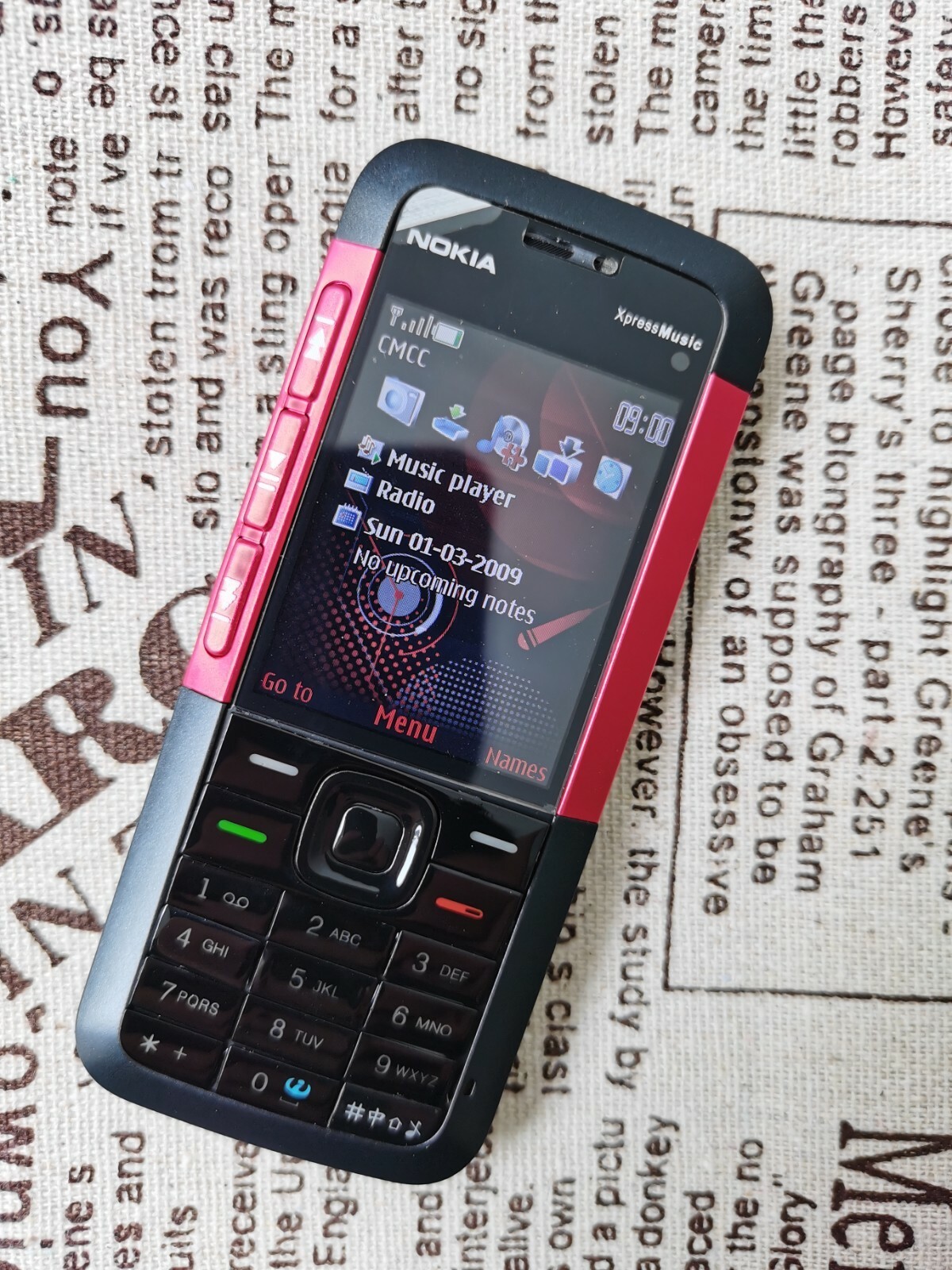 Nokia 5310 XpressMusic – 30MB – Black/Red Unlocked for all sim cards