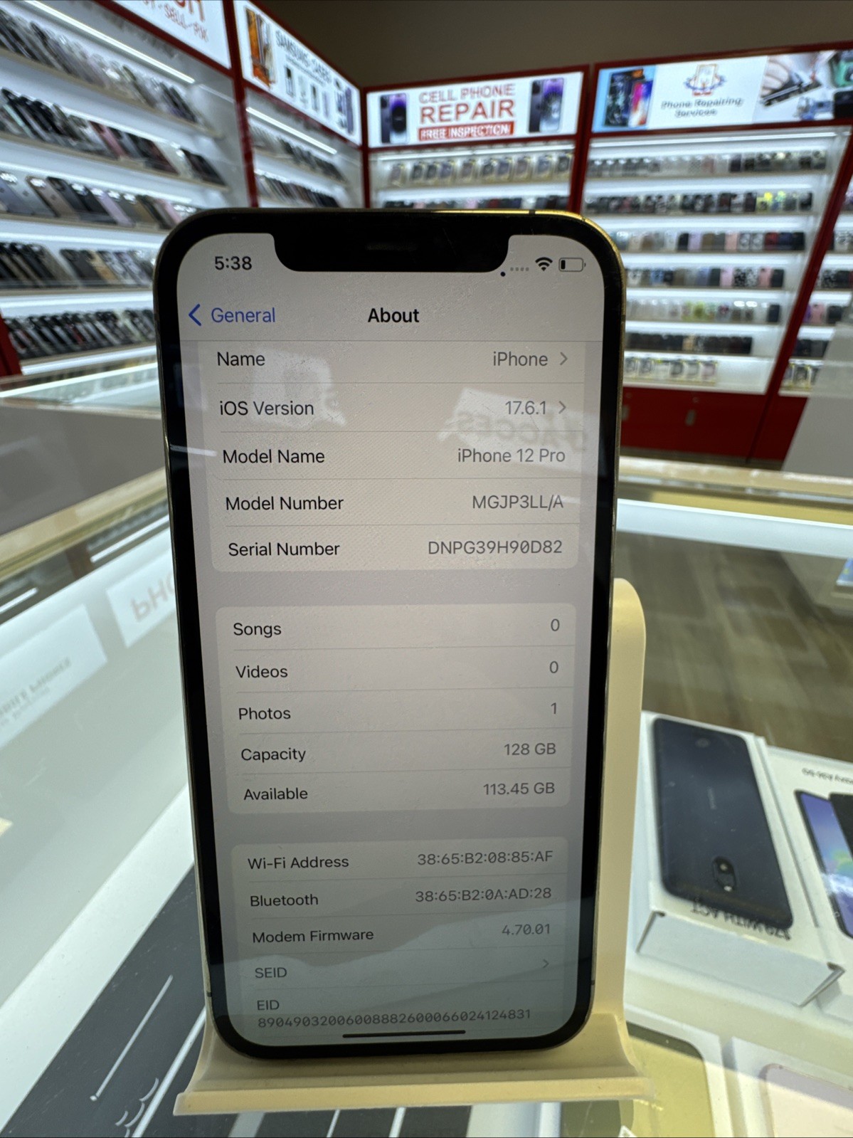 iphone 12 pro unlocked-128GB-Gold-Minor Scratches